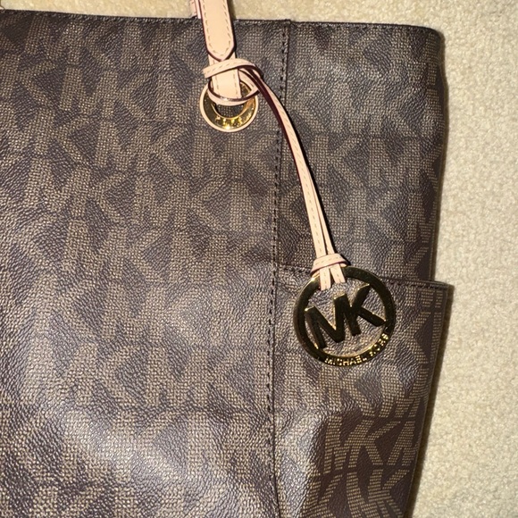 Michael Kors Dark Brown Signature Tote - Picture 3 of 9